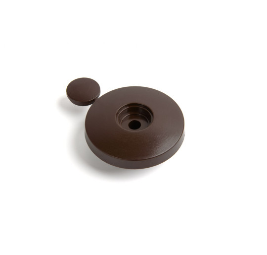 Přítlačný terčík k PC hnědý