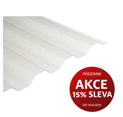 Trapézový polykarbonát čirý