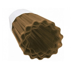 Vlnitý PVC 0,8mm bronz