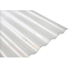 Vlnitý PVC 0,8mm čirá