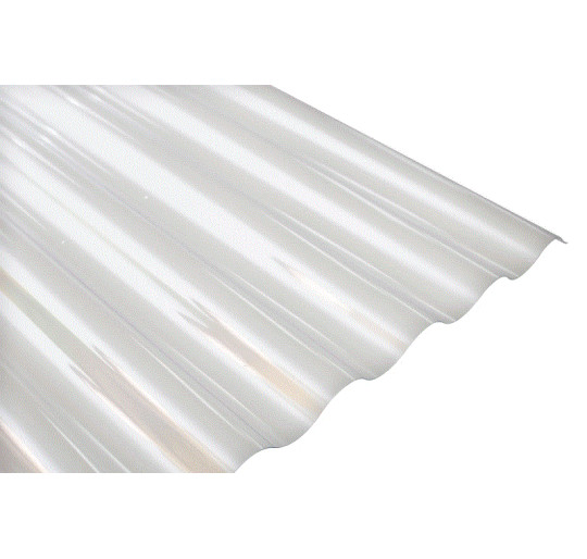 Vlnitý PVC 0,8mm čirá